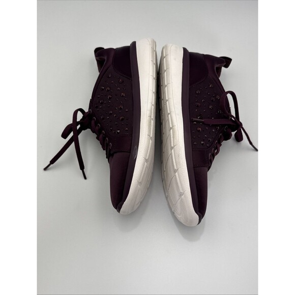 Clarks Cloudsteppers Ezera Ave Sneakers Women’s Size 7 M Burgundy Plum Lace-Up - Picture 10 of 12